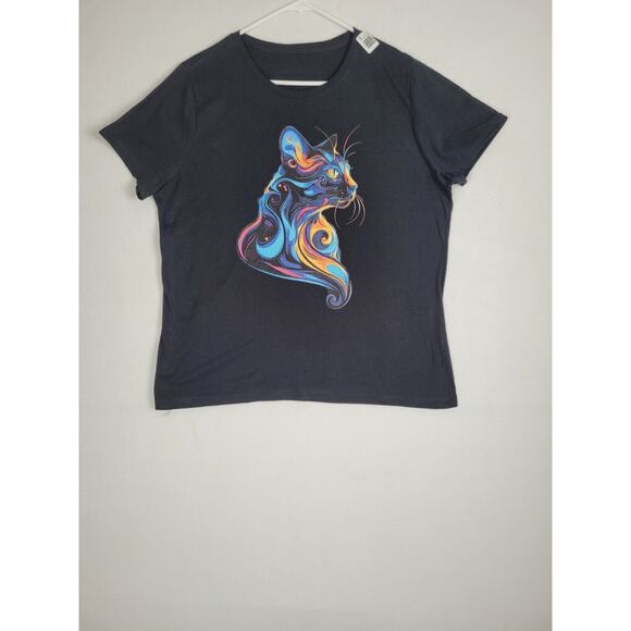Bold Strokes: The Colorful Cat T-Shirt XL Women's - Picture 3 of 6